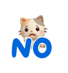 ちびミケ★3D【英語付】（個別スタンプ：10）