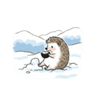ハリネズミの充実した生活（個別スタンプ：14）