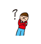 どんぐり頭の男の子（個別スタンプ：3）