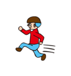 どんぐり頭の男の子（個別スタンプ：6）