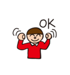 どんぐり頭の男の子（個別スタンプ：8）