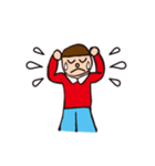 どんぐり頭の男の子（個別スタンプ：9）