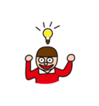どんぐり頭の男の子（個別スタンプ：13）
