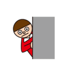 どんぐり頭の男の子（個別スタンプ：31）
