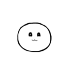 吹き出しと顔（うんうん）（個別スタンプ：20）