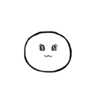 吹き出しと顔（うんうん）（個別スタンプ：21）