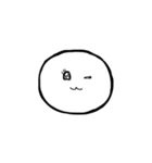 吹き出しと顔（うんうん）（個別スタンプ：22）