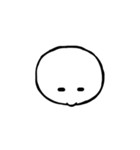 吹き出しと顔（うんうん）（個別スタンプ：23）