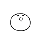 吹き出しと顔（うんうん）（個別スタンプ：31）