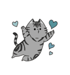 LOVEたっぷり猫（個別スタンプ：3）