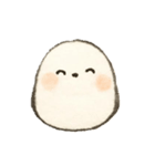ふんわり優しいシマエナガ・うさぎ(絵本風)（個別スタンプ：3）