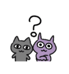 黒猫とヨルの夜ふかし（個別スタンプ：15）