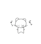 くま時々くろねこ（個別スタンプ：3）