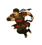 筋曜侍 - 筋トレに励む赤備え侍（個別スタンプ：15）