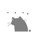 使いやすい黒猫と犬スタンプ（個別スタンプ：5）