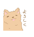 使いやすい黒猫と犬スタンプ（個別スタンプ：22）