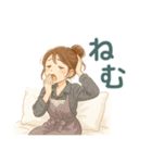 なないろママちゃん⭐秋色ほっこり会話（個別スタンプ：14）