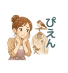 なないろママちゃん⭐秋色ほっこり会話（個別スタンプ：18）