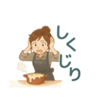 なないろママちゃん⭐秋色ほっこり会話（個別スタンプ：20）