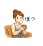 なないろママちゃん⭐秋色ほっこり会話（個別スタンプ：22）