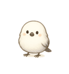 シマエナガふわふわスタンプ（個別スタンプ：21）