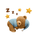 毎日使えるテディベアスタンプ（個別スタンプ：2）