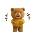 毎日使えるテディベアスタンプ（個別スタンプ：9）