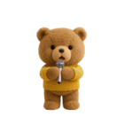 毎日使えるテディベアスタンプ（個別スタンプ：24）