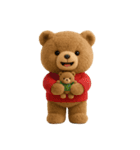 毎日使えるテディベアスタンプ（個別スタンプ：30）