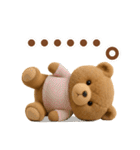 毎日使えるテディベアスタンプ（個別スタンプ：33）