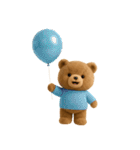 毎日使えるテディベアスタンプ（個別スタンプ：35）