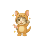ハロウィン無言着ぐるみ小太郎 1（個別スタンプ：5）