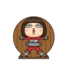 芋ジャージの【かあさん】♀シュール編（個別スタンプ：3）