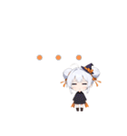 使えば盛り上がる♪ちびキャラ☆ハロウィン（個別スタンプ：21）