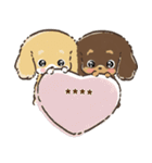 名前が入る★愛犬♡ダックスフンド【判子】（個別スタンプ：17）