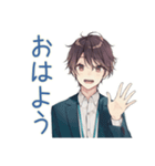 社畜の出欠連絡★男性編（個別スタンプ：2）