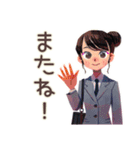仕事女子の秋♡ほっこり敬語（個別スタンプ：3）