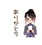 仕事女子の秋♡ほっこり敬語（個別スタンプ：18）