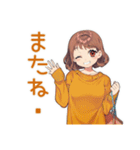 やんわりお願い★めんどくさ女子（個別スタンプ：3）