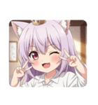 みやびなみなみちゃんスタンプ（個別スタンプ：23）