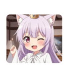 みやびなみなみちゃんスタンプ（個別スタンプ：28）