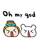 (nenerin日常会話スタンプ388英語気遣い)（個別スタンプ：14）