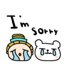 (nenerin日常会話スタンプ388英語気遣い)（個別スタンプ：19）