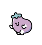 にっこりナスのダンス 動くスタンプ（個別スタンプ：10）
