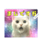 書き込める！！びっくりアニマル♥宇宙×動物（個別スタンプ：1）