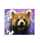 書き込める！！びっくりアニマル♥宇宙×動物（個別スタンプ：2）
