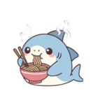 食べ物とサメ達（個別スタンプ：10）