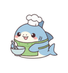 食べ物とサメ達（個別スタンプ：18）