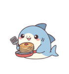 食べ物とサメ達（個別スタンプ：19）