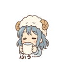 あくびちゃんの日常スタンプ（個別スタンプ：6）